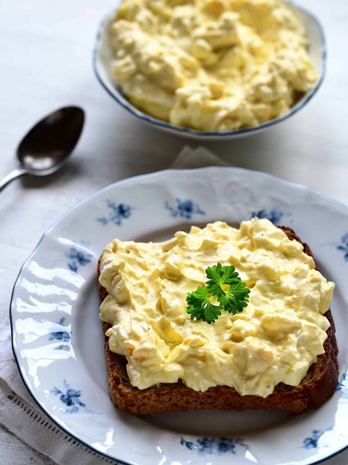Eiersalat ohne mayonnaise