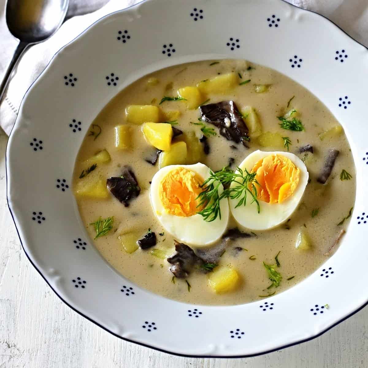 tschechische Kulajda Suppe Rezept
