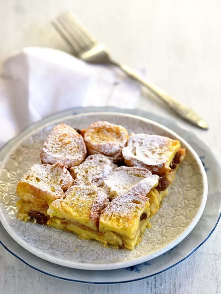 Žemlovka, Brotpudding mit Äpfeln - Culina Bohemica