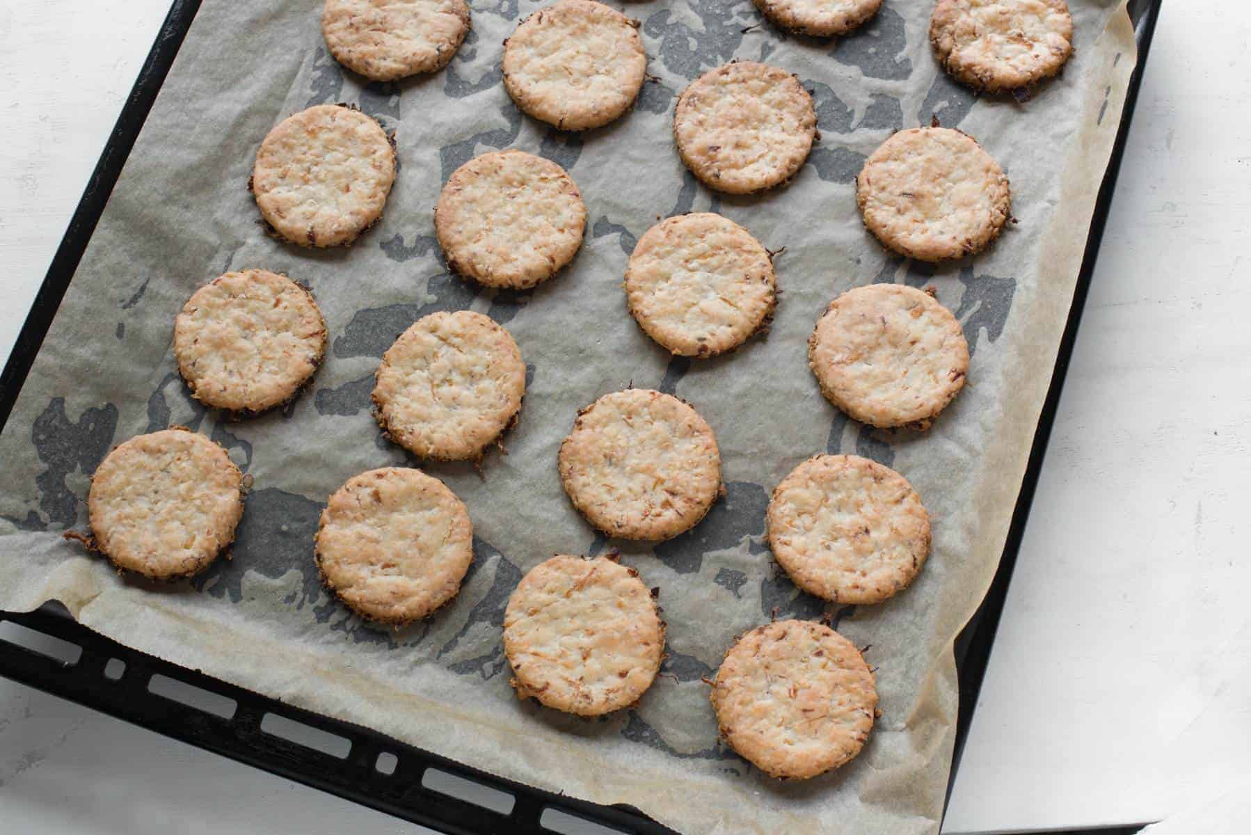 Gebackene Plätzchen.