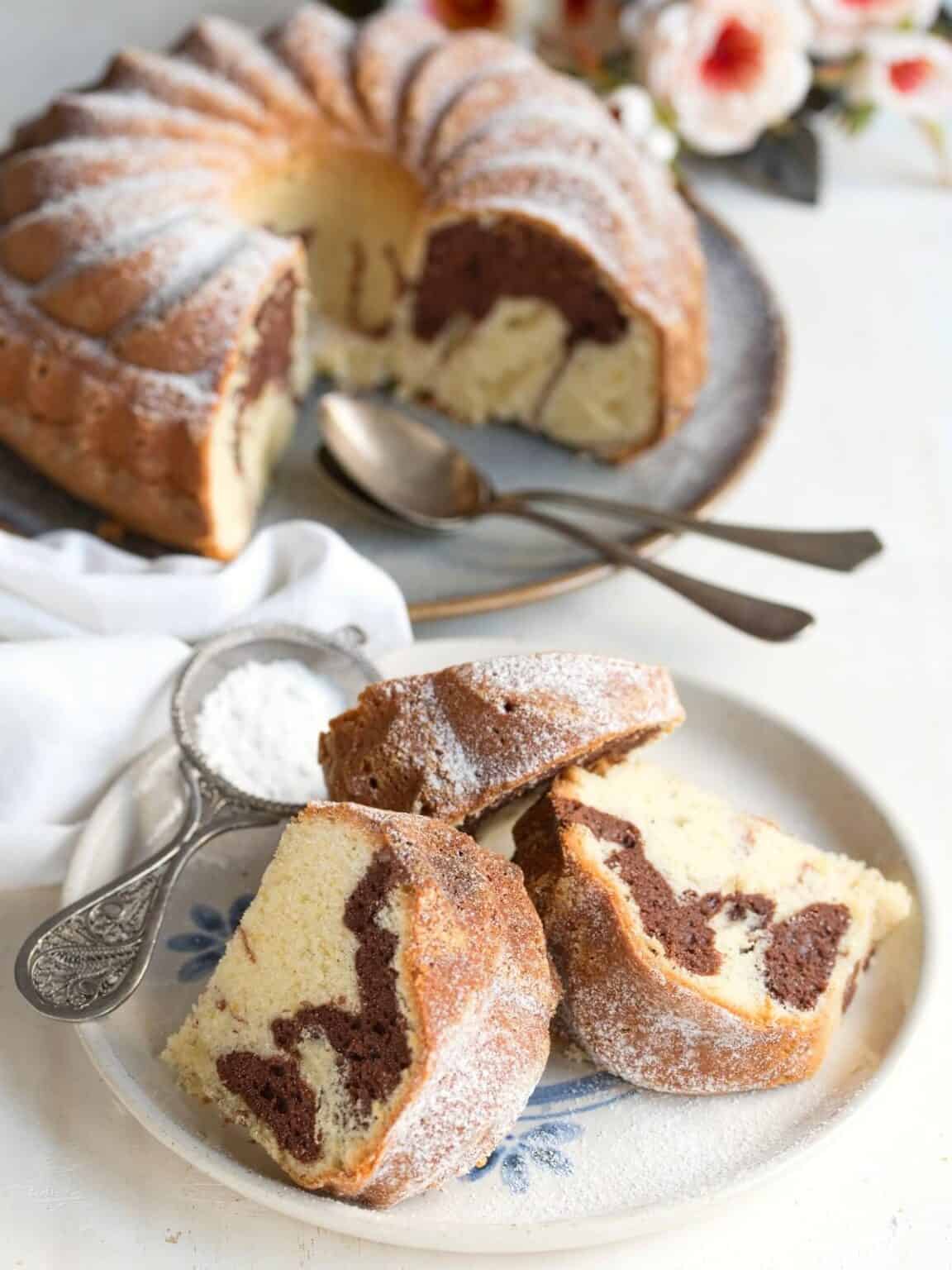 Bábovka (tschechischer Marmorkuchen) - Culina Bohemica